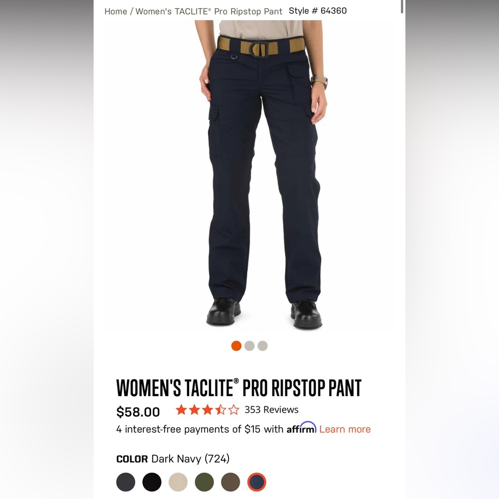 LIKE NEW 5.11 Women’s Taclite Pro Ripstop Pant